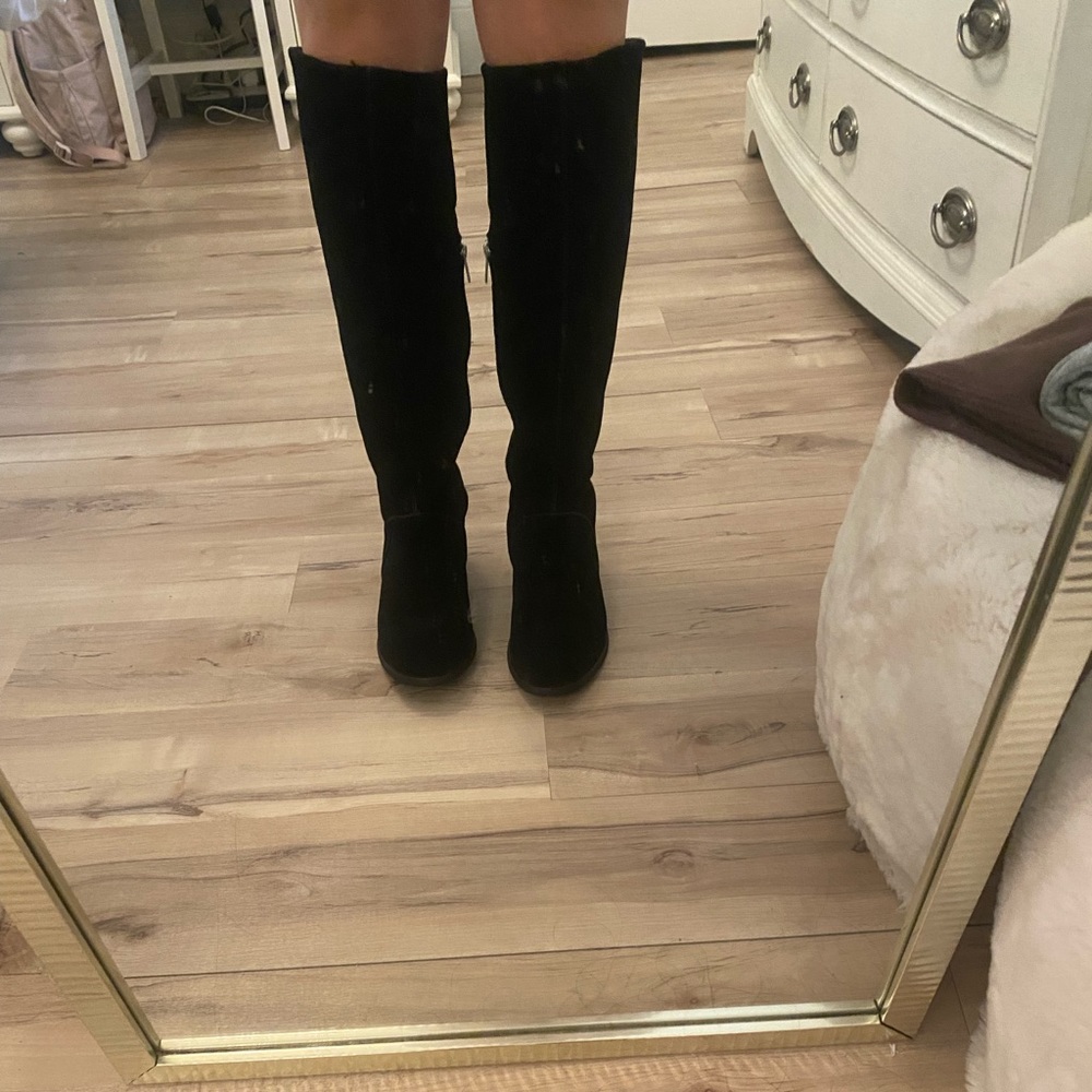 Ugg suede knee-high boots